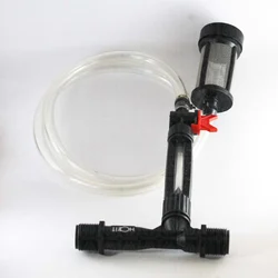 3/4 Inch Rotameter Venturi Injector with Suction Port Garden Tool Kit (Pack Of 2)